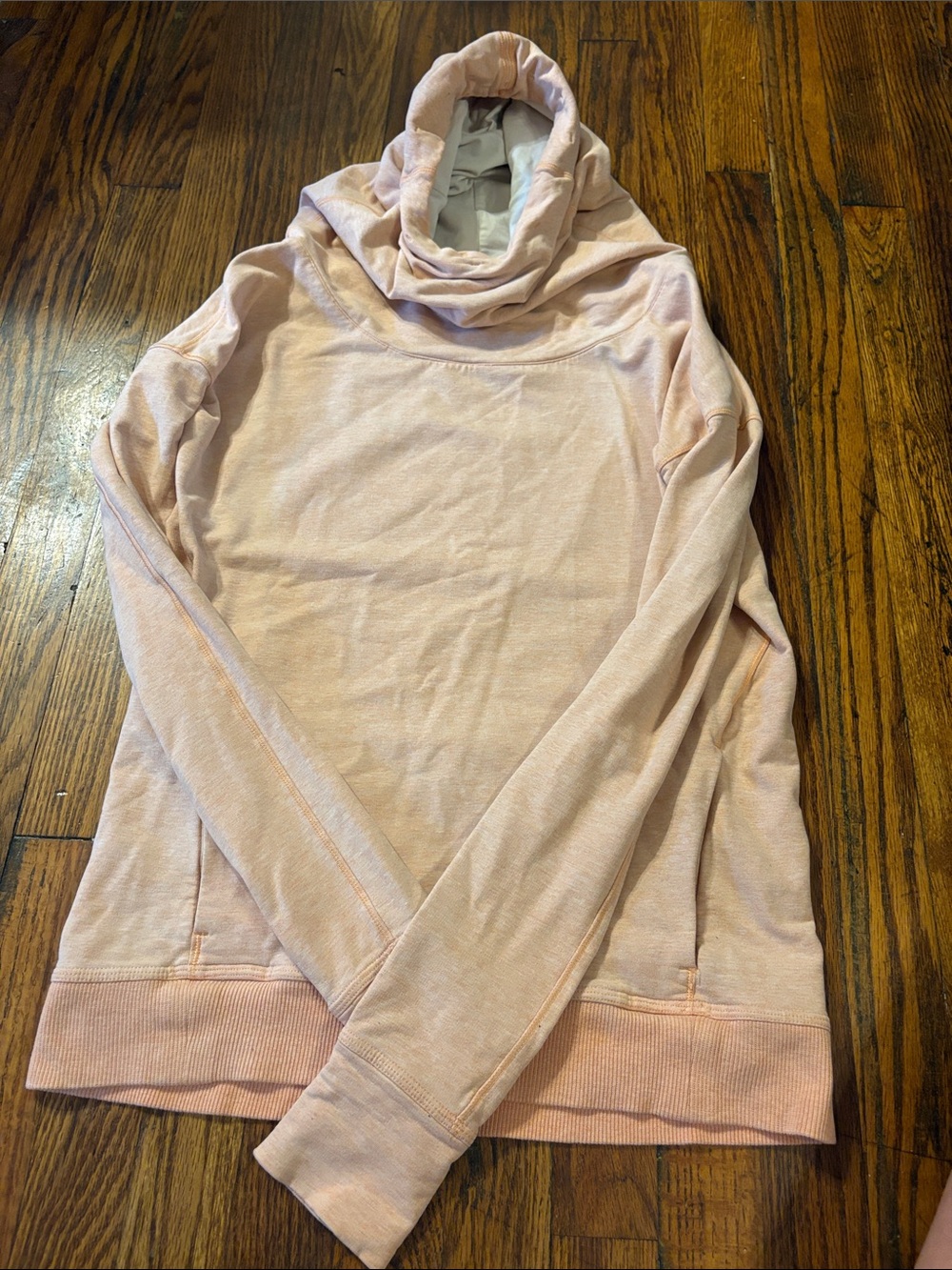 🎉lululemon athletica Light Blush Pink Cowl Pullover Sweater